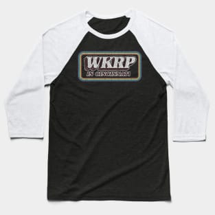 Vintage WKRP Rainbow Border Baseball T-Shirt